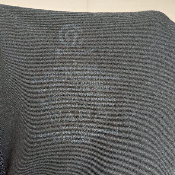 Champion C9 Black Performance Leggings Perforated Pocket Reflective Stripe - Picture 13 of 13